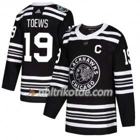 Chicago Blackhawks Trikot Jonathan Toews 19 2019 Winter Classic Adidas Schwarz Authentic - Herren